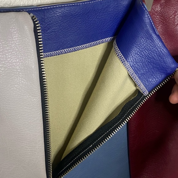 Streetwear Leather Mini Skirt with Whimsical Pattern - Size Large - Picture 6 of 6